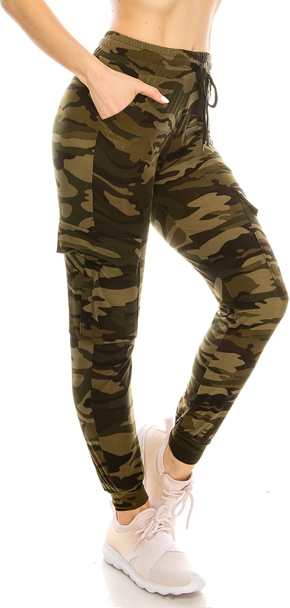 ALWAYS Women's Cargo Jogger Pants - Soft Street Casual Sweatpants