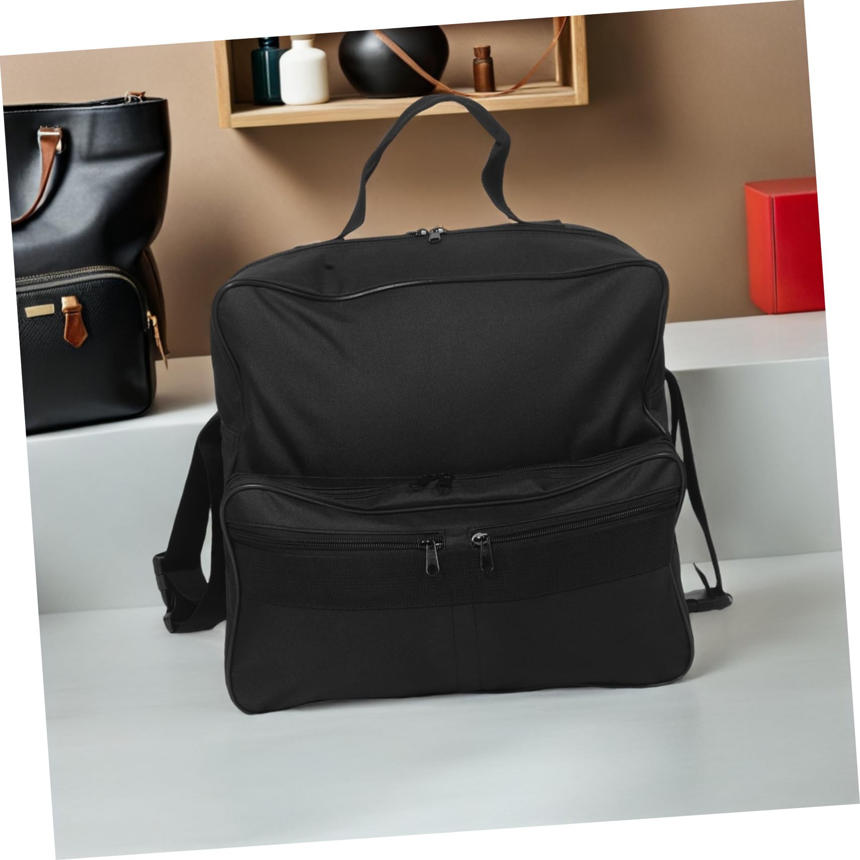 Gatuida Bolsa Mochila para Silla de Ruedas Gran Capacidad con Compartimentos Múltiples para Almacenamiento y Viaje Movilidad Asistida