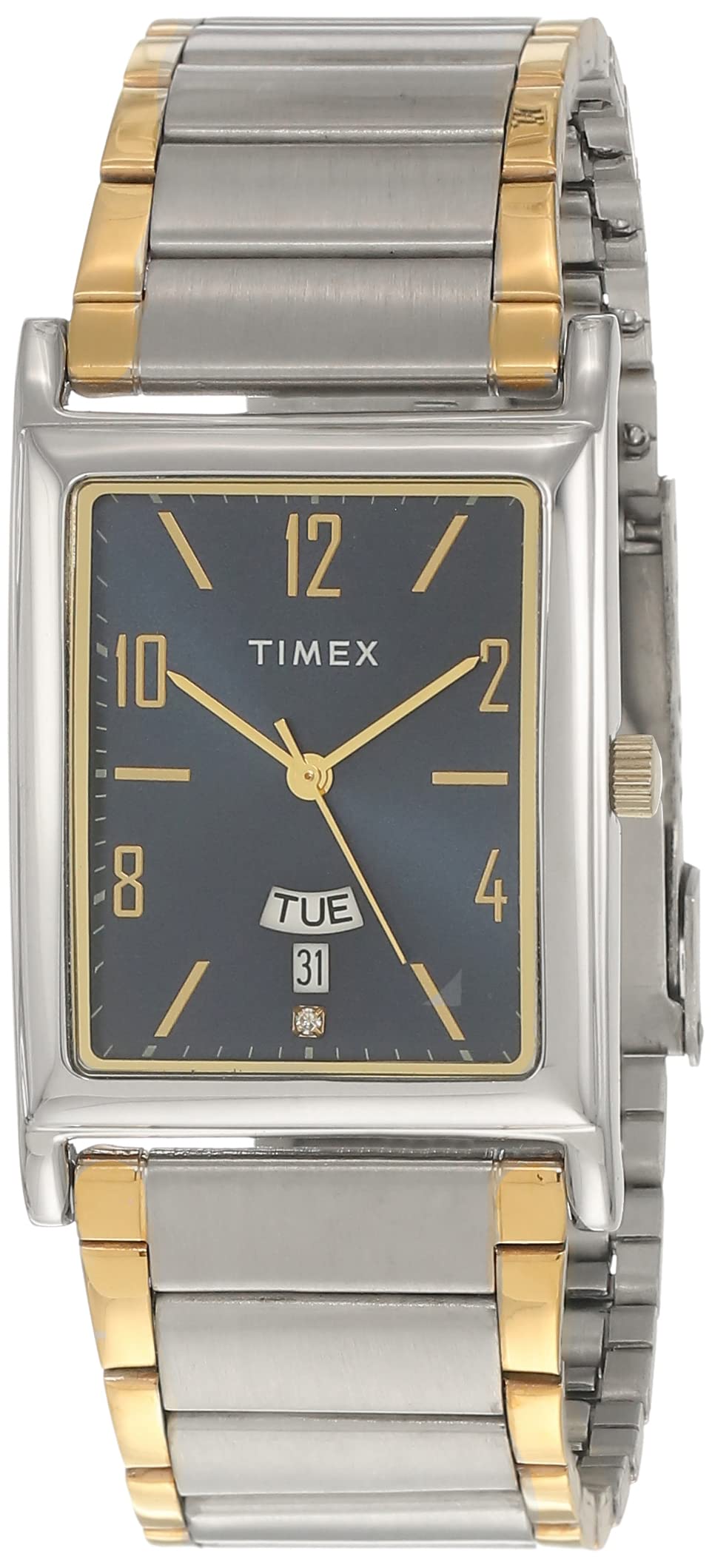 TIMEX Men Rectangle Dial Analog Watch - TW000L519 (B07QR5DC8F) Amazon Price History, Amazon Price Tracker