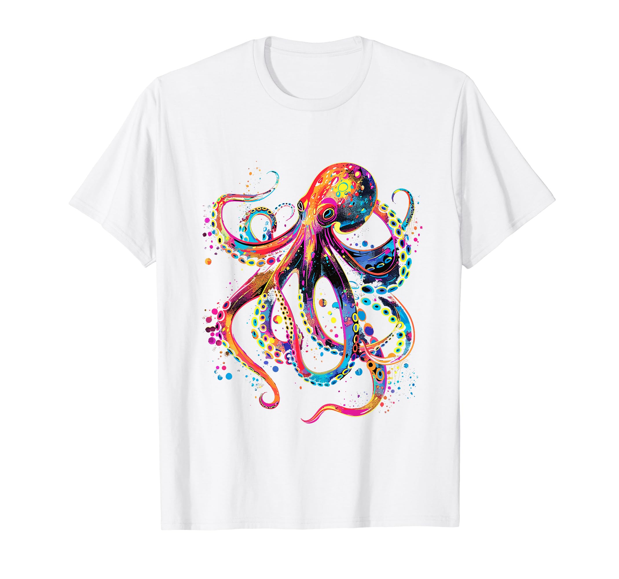 Psychedelic Octopus KrakenFunny octopus sea monster kraken T-Shirt