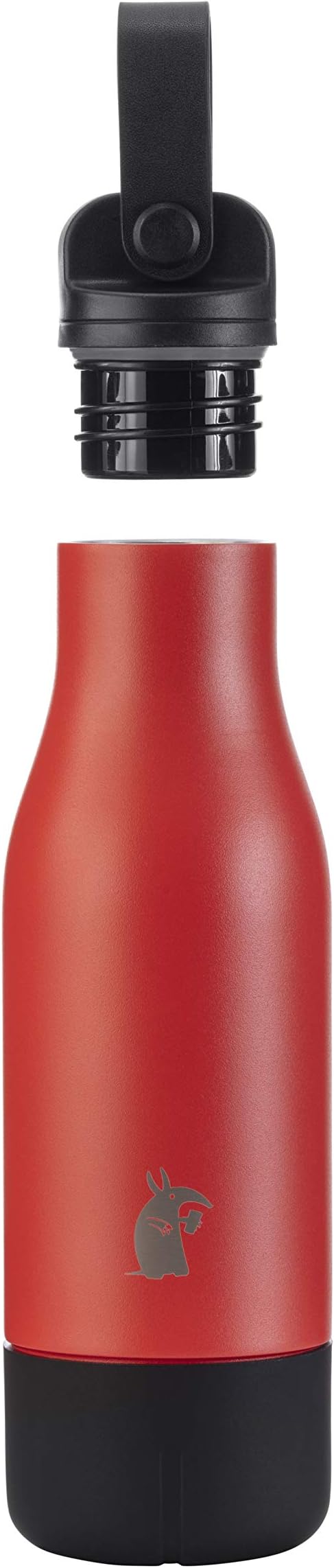 Thirsty Aardvark 18oz Double Wall Insulated Stainless Steel Water Bottle (Red)