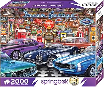 ★ Garage Art Amazon.com: Springbok's Dream Garage 2000 Piece Puzzle for Adults