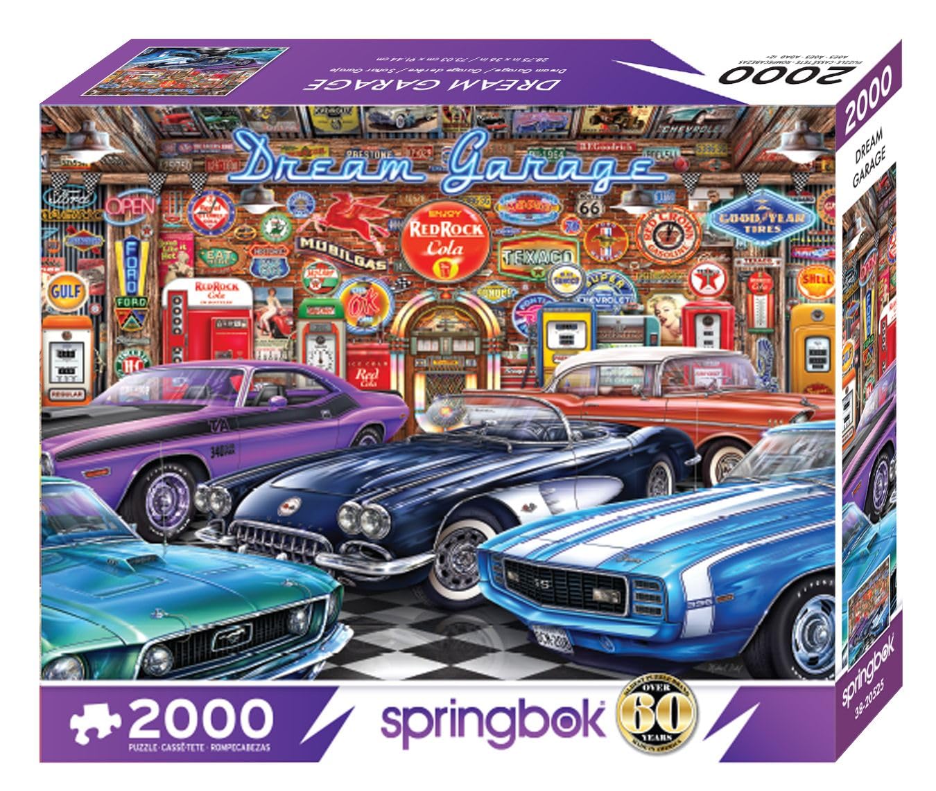 Amazon.com: Springbok's Dream Garage 2000 Piece Puzzle for Adults