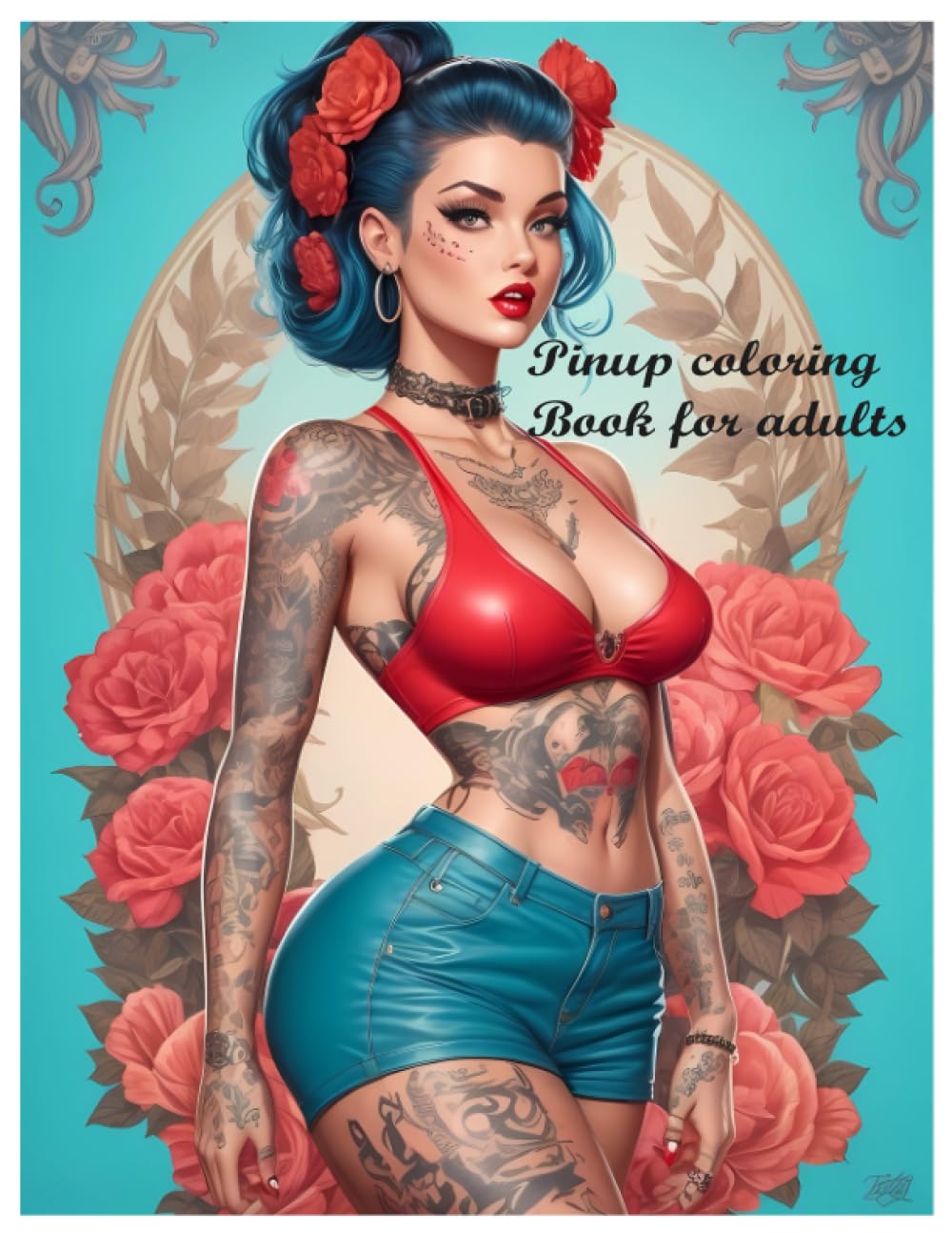 Pinup Coloring Book: for Adults