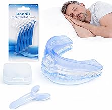 Adjustable Anti Snoring Splint for Sleeping - Thermo-Moldable Jaw Advancement Device | Helps Reduce Snoring | Easy to Use and Includes Cleaning Brushes for Added Hygiene