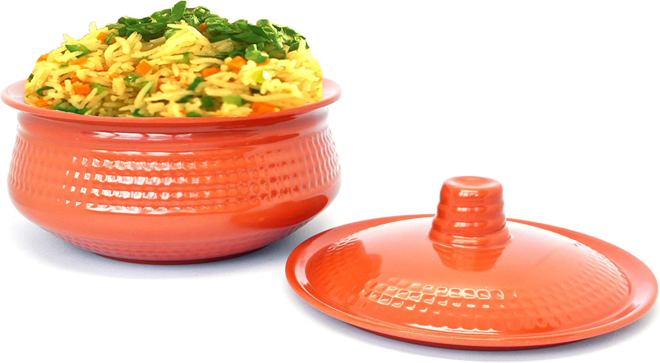 Dinewell DWH3032 Melamine Round Large Handi with Lid