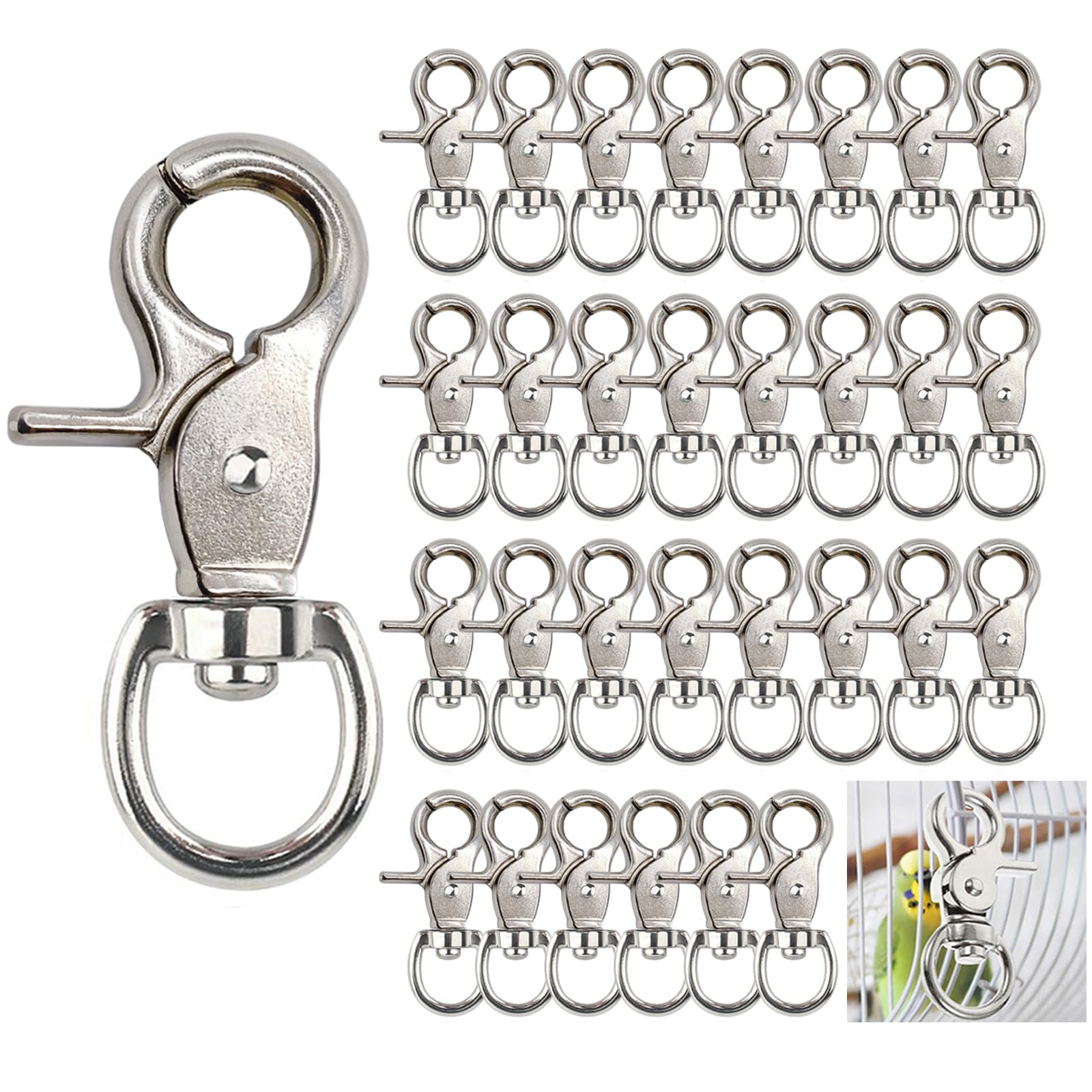 Amazon.com: 30PCS Trigger Snap Hooks 2.32'' x 0.82'' Heavy Duty