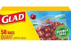 Zipper Food Storage Bags - Quart Size for Optimal Storage