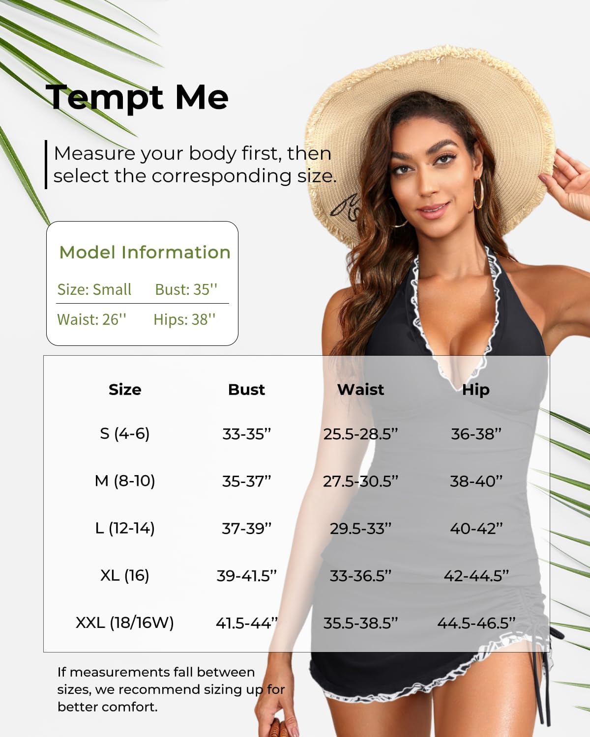 Women Tankini Swimsuits with Skirt - Two Piece Tummy Control Bathing Suit Halter V Neck 2025 Swimwear - Image 7