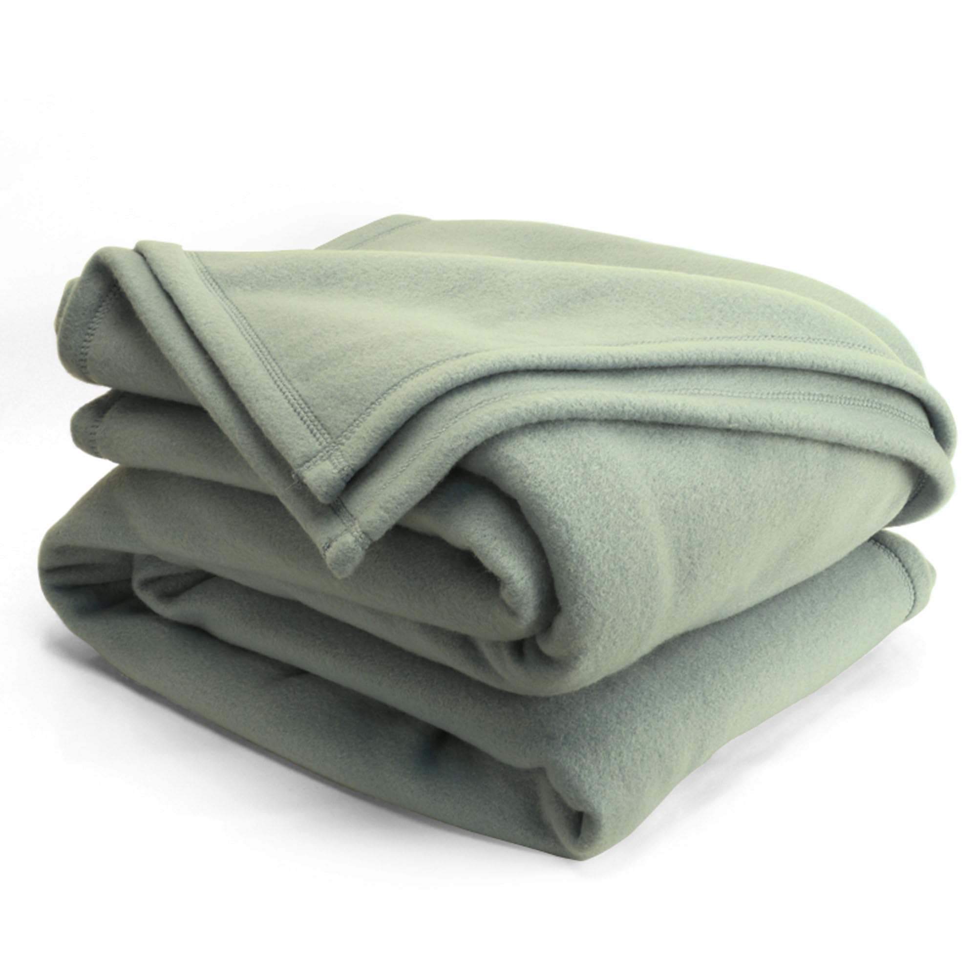 Linnea Couverture Polaire 240x260 cm Isba Amande 100% Polyester 320 g/m2 traité Non-feu