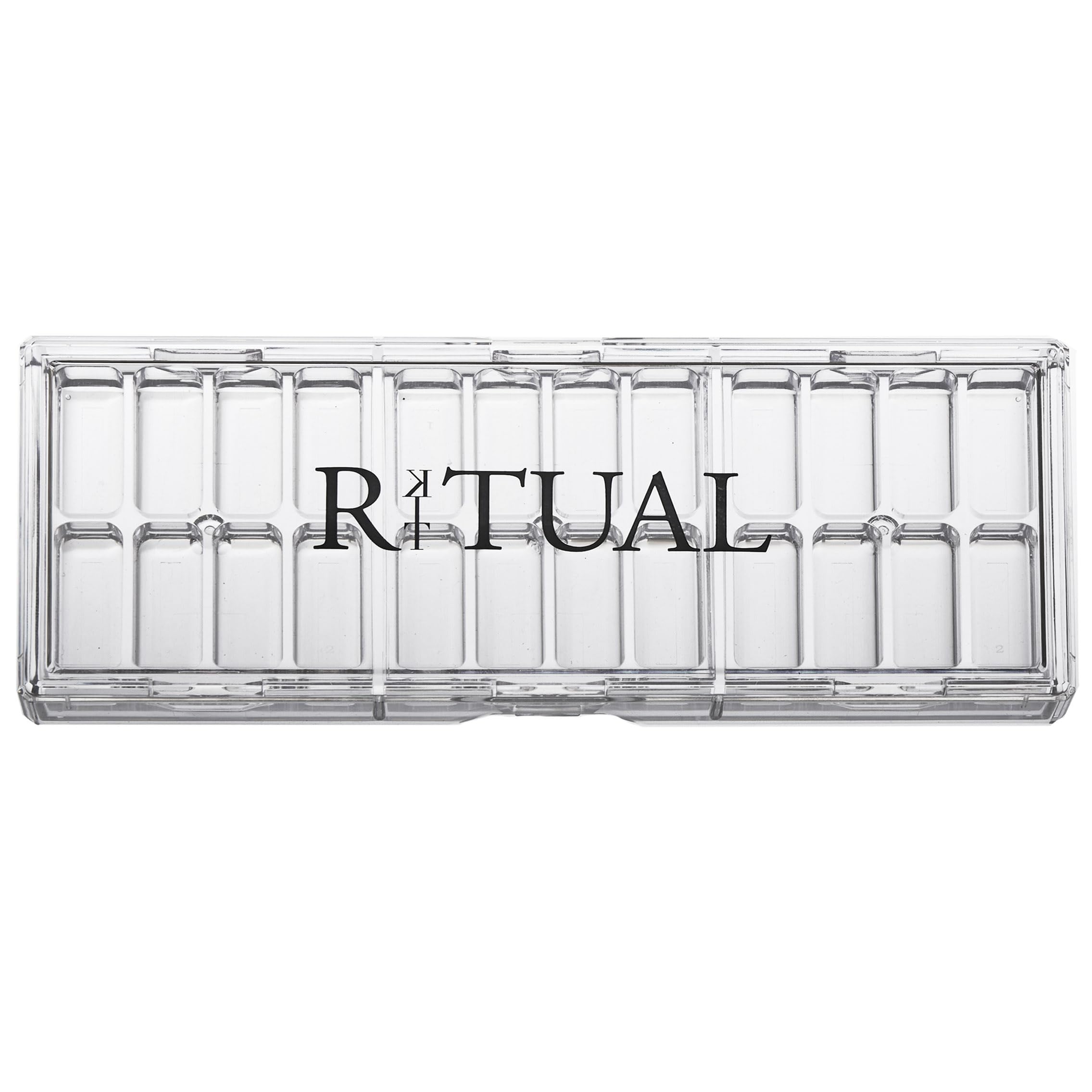Paleta de maquillaje vacía | 24 pozos | Sistema modular intercambiable | Paleta Ritual Pro 3 | Paquete de 8