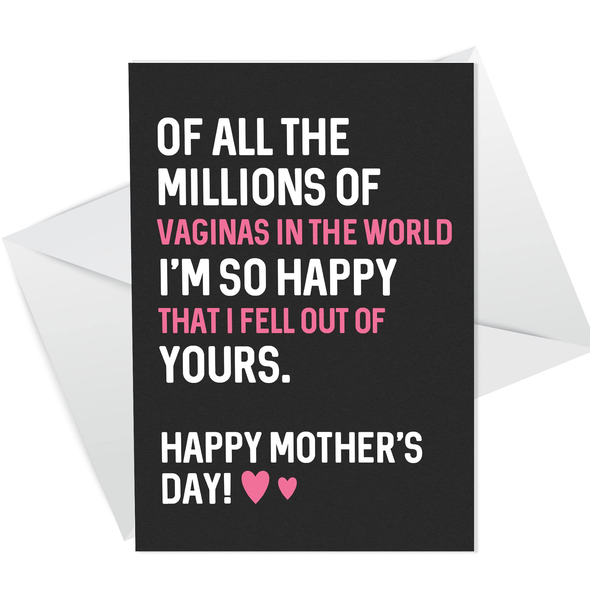 Funny Rude Mothers Day Card Joke Humorous Card For Mum From Daughter Son