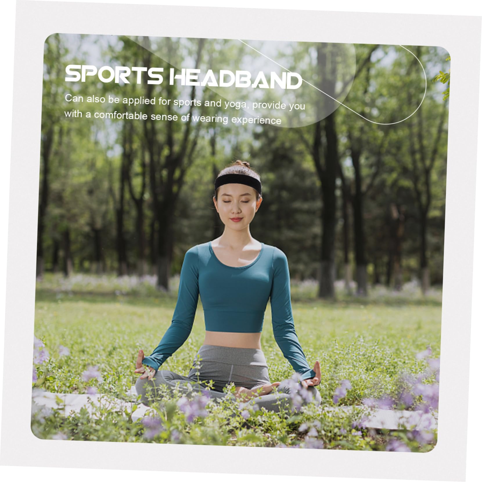 Sosoport 25pezzi Fasce Sportive Assorbenti Per Sudore Fasce Elastiche Per Yoga e Fitness Comode e Leggere Per Allenamenti e Attività Sportive
