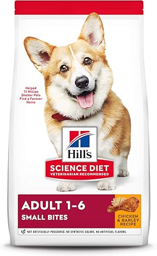 Hills Science Diet Adult Small Bites con pollo y cebada receta comida seca para perros