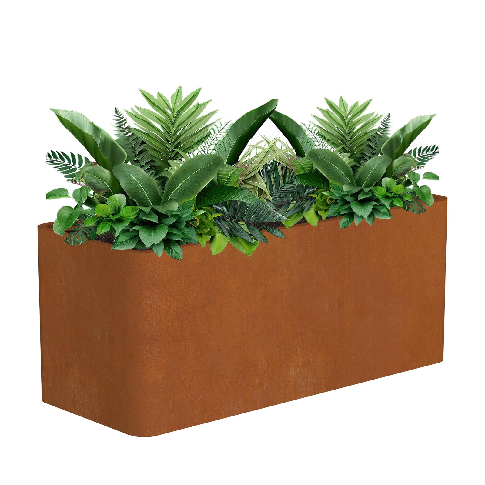 Corten Steel Rectangular Planter Box