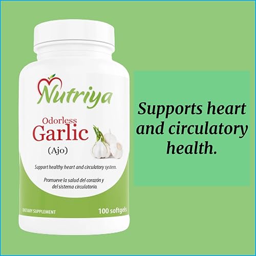 Miniatura 3 de Ajo inodoro (AJO) - Apoya la salud cardiovascular - Promueve el colesterol saludable - Apoyo al sistema inmunológico - 100 cápsulas blandas