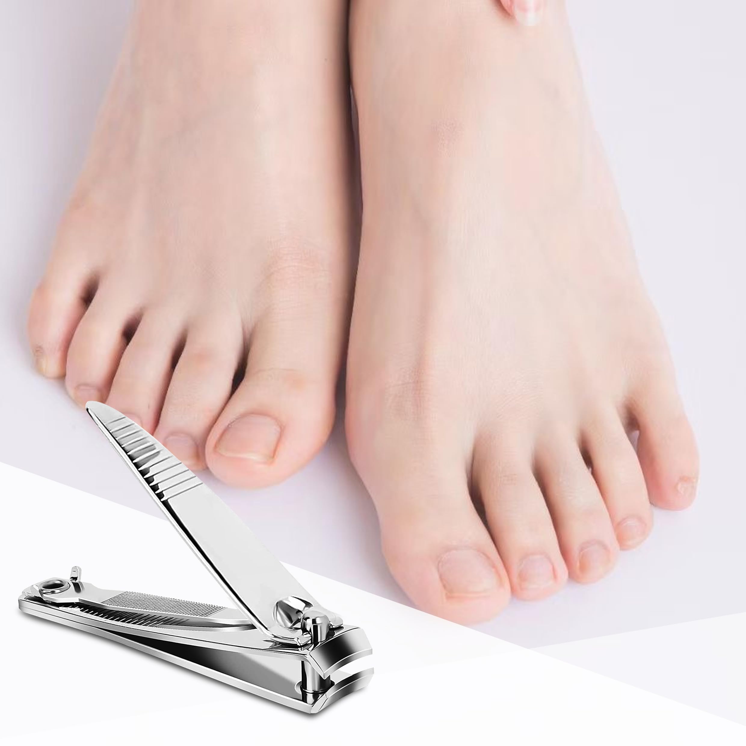 Cortaúñas a granel con lima, paquete de 50 unidades para mujeres y hombres, limpiador de uñas giratorio, mini cortaúñas pequeño, lima adjunta, cortaúñas duradero de 2.36 pulgadas a granel (50 unidades