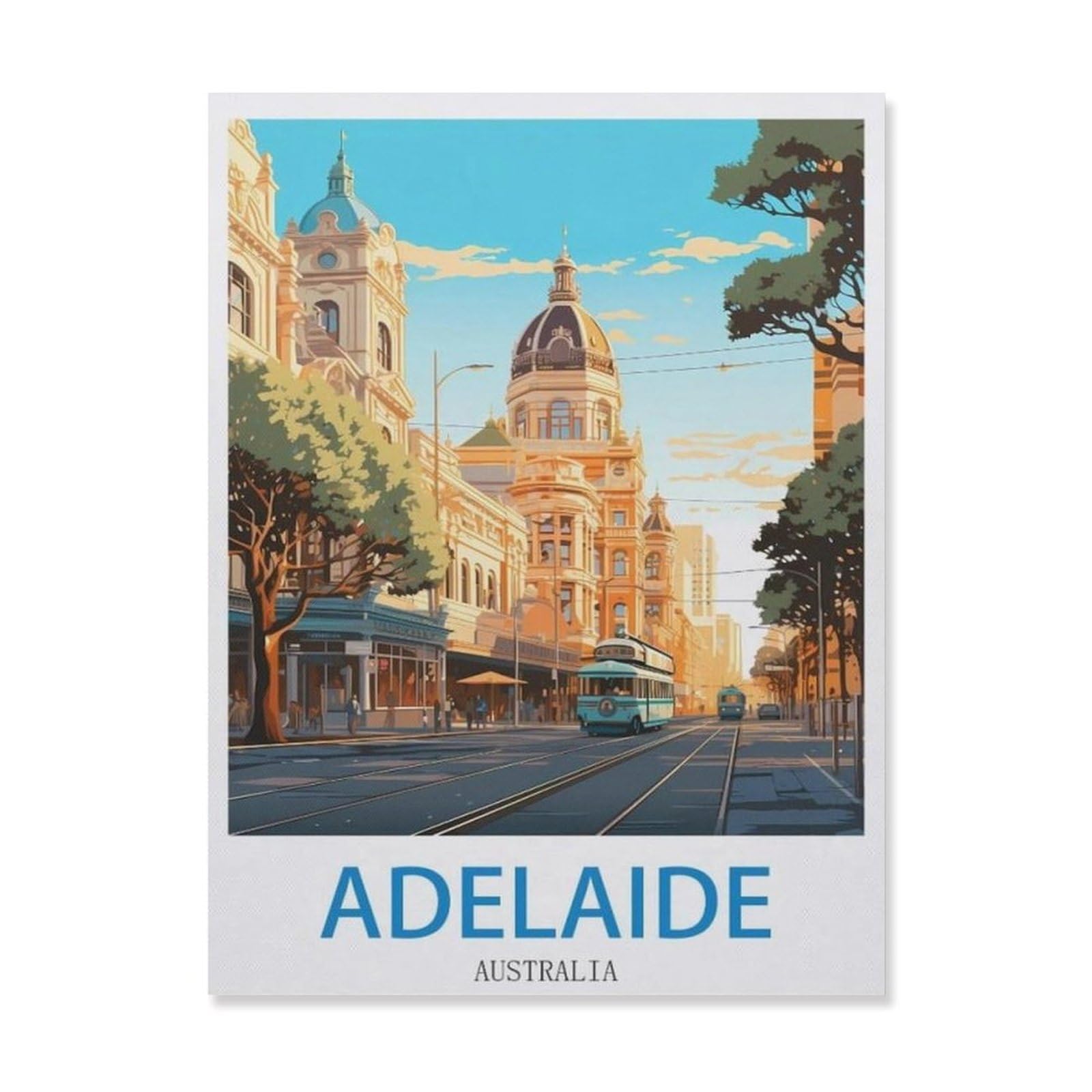 Adelaide Australia，Tin Signs,Funny Vintage Metal Sign Plaqu Poster Wall Art Kitchen Garden Bathroom Decor(15x30cm）6x12 inch-EG67