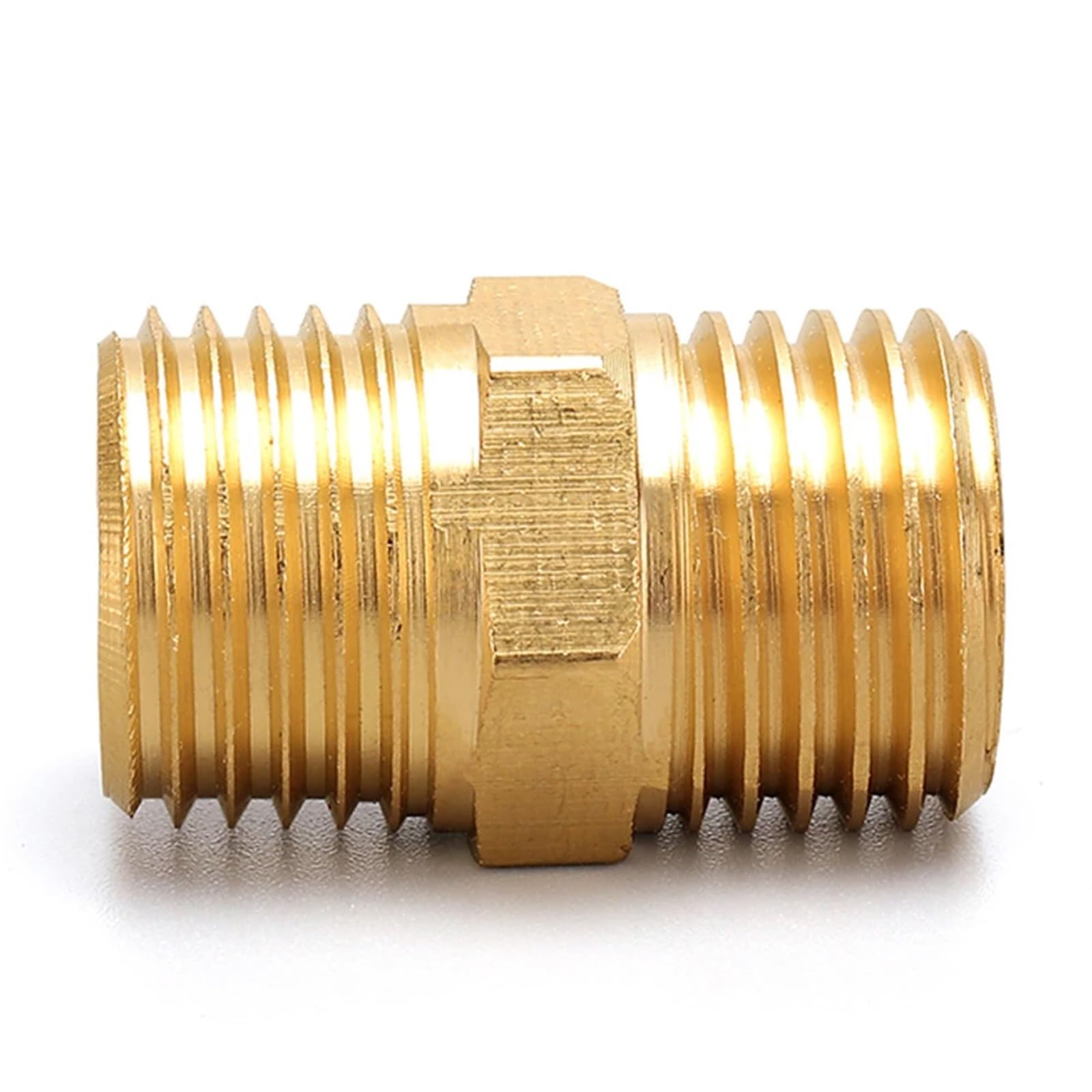 Conector de manguera de latón de conexión rápida, rosca macho 1/8" 1/4" 3/8" 1/2" 3/4" 1" BSP racor racor racor agua y aire (KDH-02)