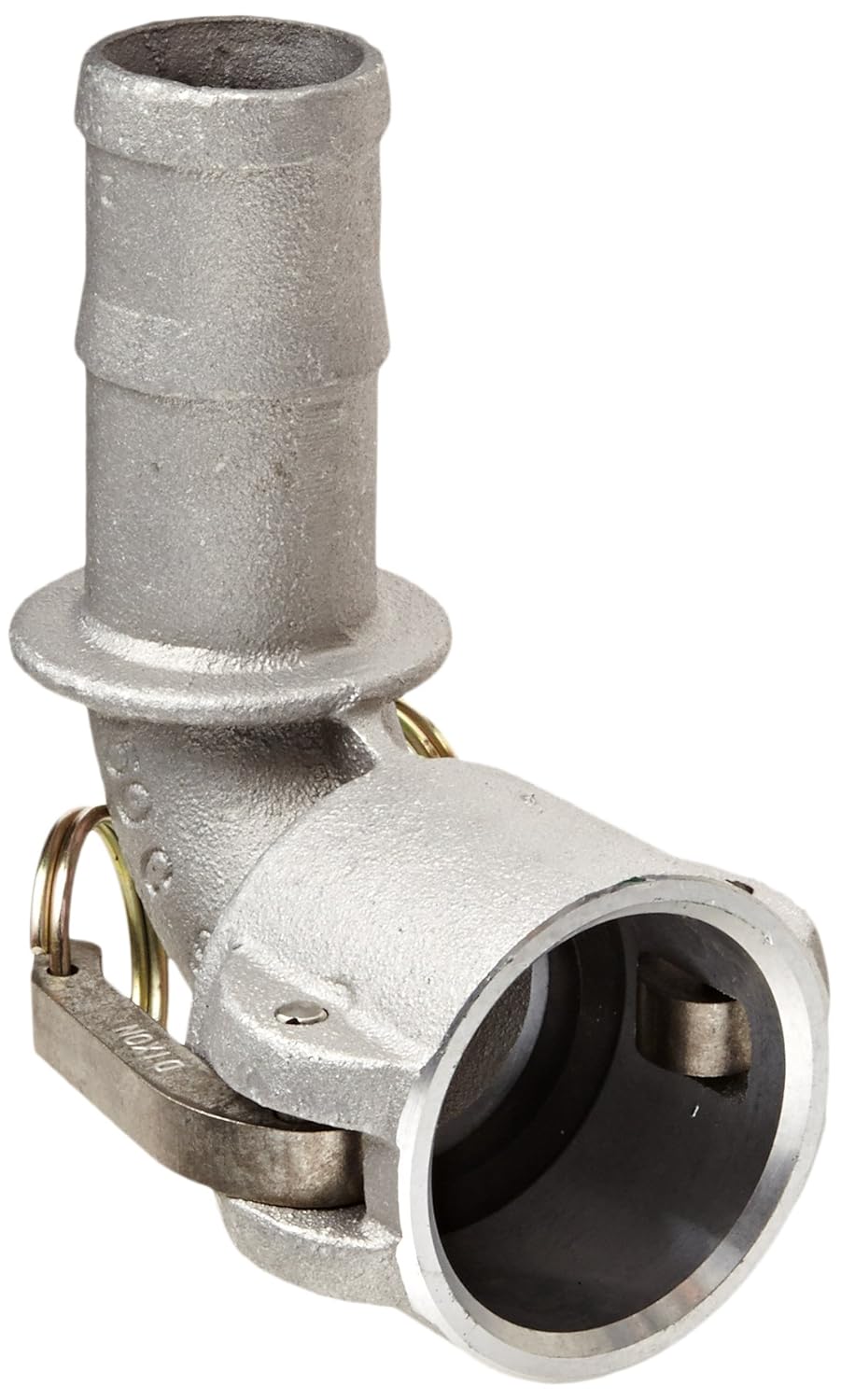 Dixon 300C-90AL Aluminum Type C Cam and Groove Hose Fitting, 90 Degree Elbow, 3" Socket x 3" Hose ID Barbed