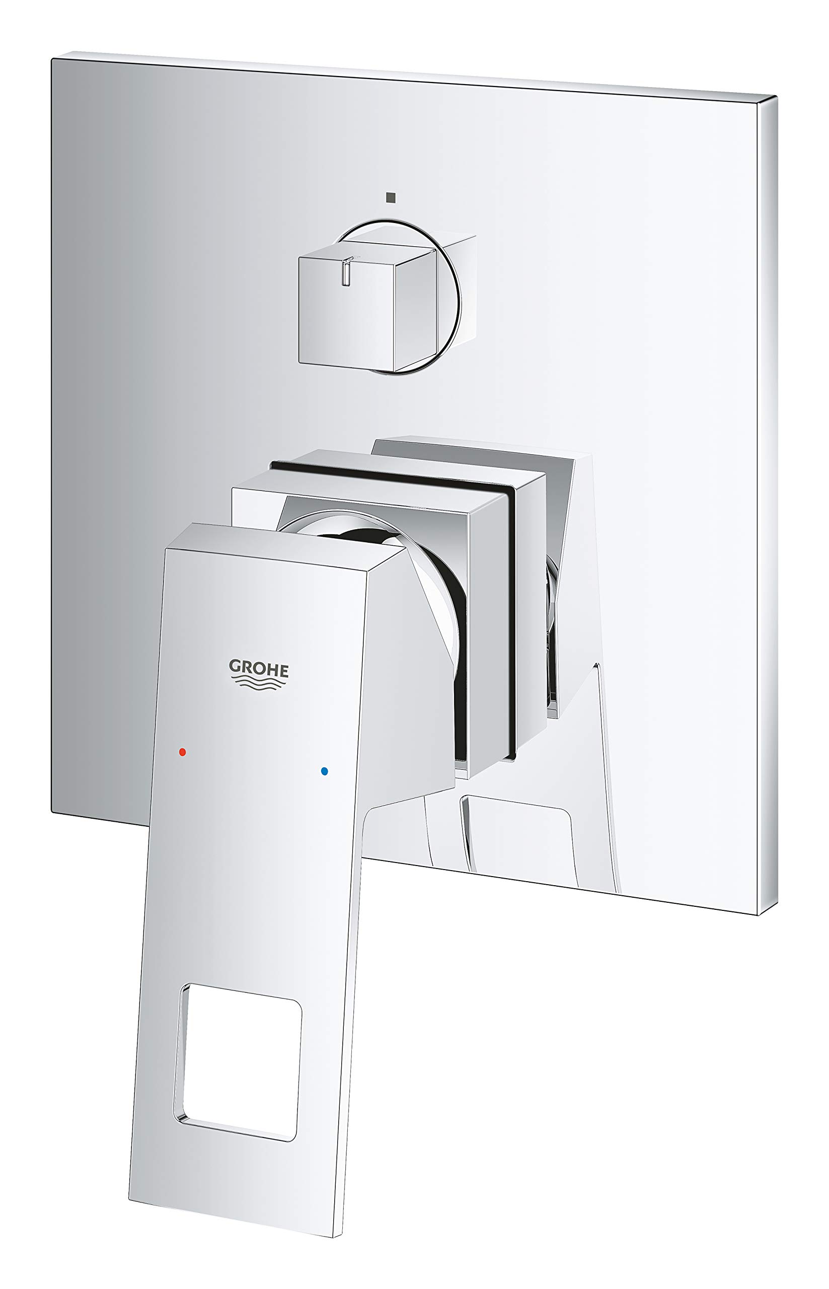 Grohe 24094000 Eurocube Miscelatore Monocomando a 3 Vie con Deviatore