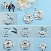 Vista 3 de Pandahall Alambre de aluminio plateado