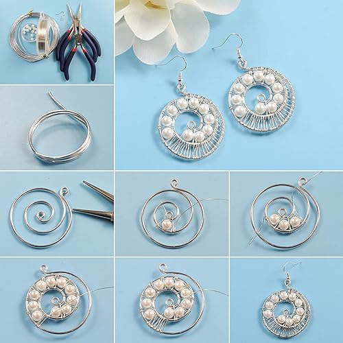 Miniatura 3 de Pandahall Alambre de aluminio plateado