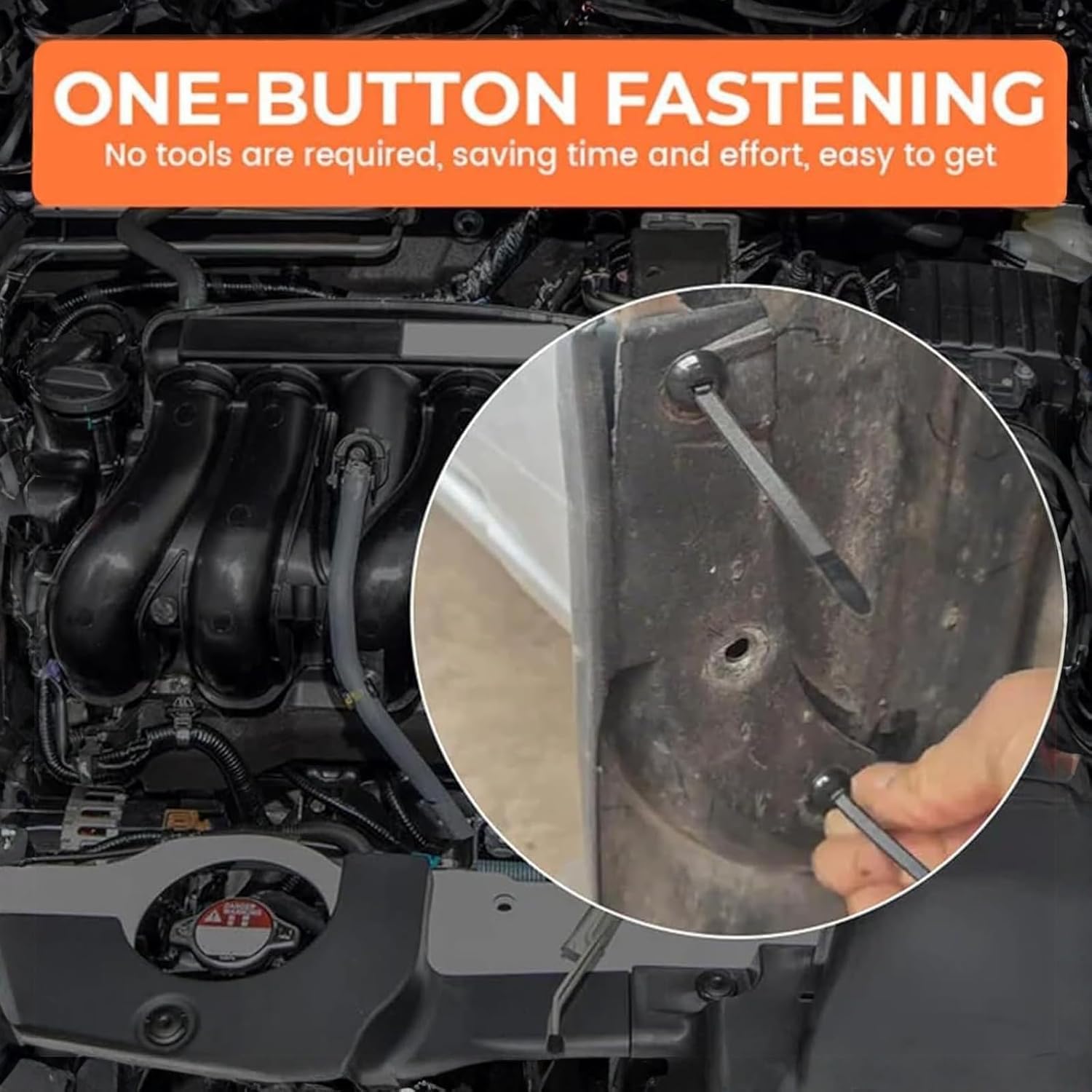 Condition photo showing New/Like New for 100Pcs Nylon Universal Cable Tie Buckle, Heavy Duty Self-Locking Nylon Zip Ties Holder, Multipurpose Plastic Cable Ties Buck for Car Daily Repair, home, and cable management (Black)