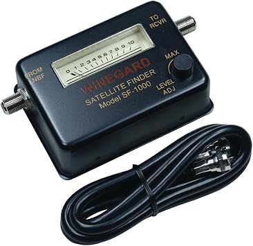 Winegard SF-1000 Satellite Finder Meter, 7.25" x 4.25" x 1.75"