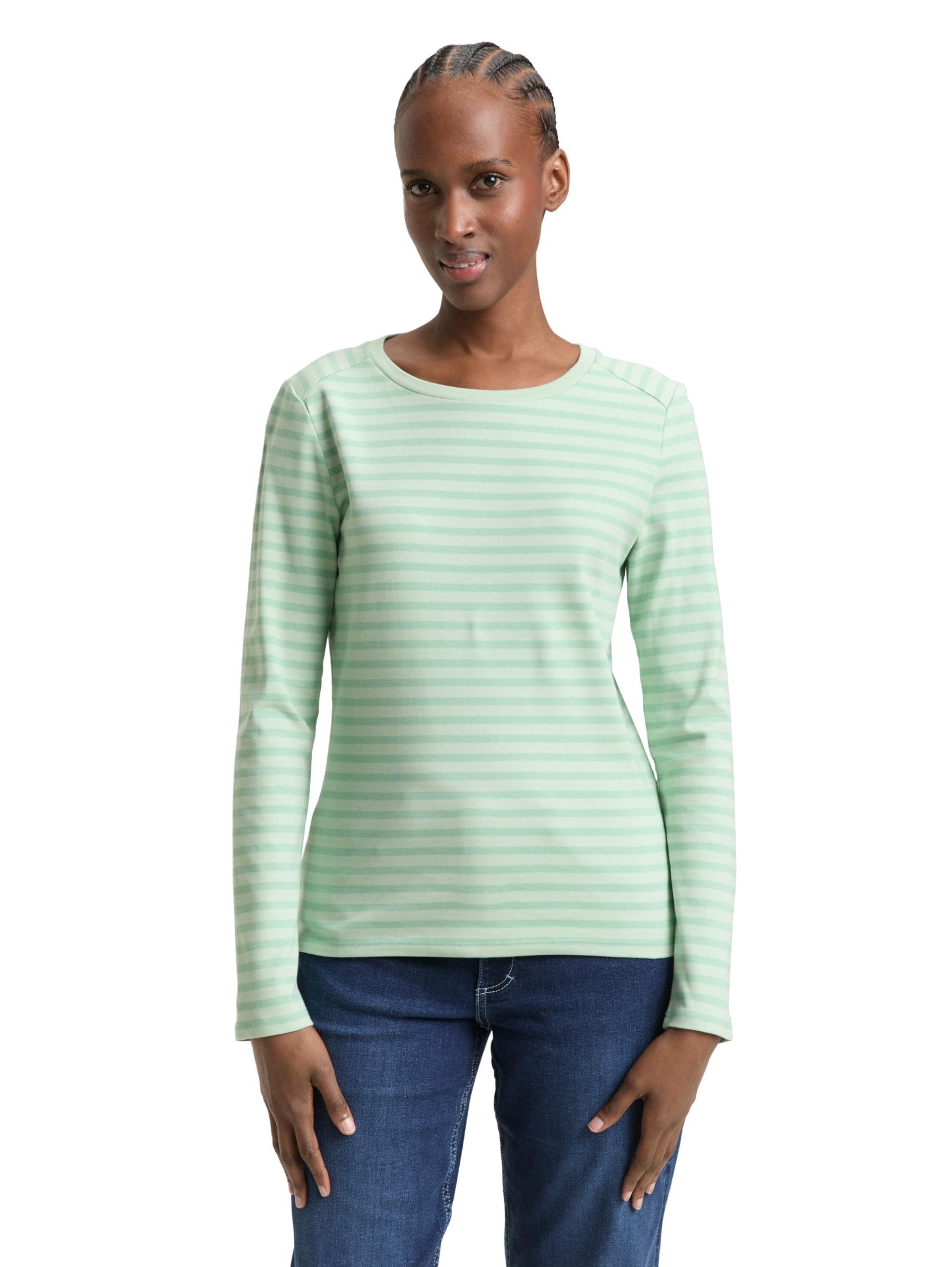 TOM TAILOR Denim Langarmshirt Stripes