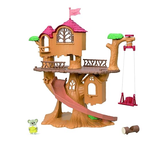 Calico Critters – Dollhouse Series – Adventure Treehouse 2025 Edition | Vacation Dollhouse Toy | Ages 3+