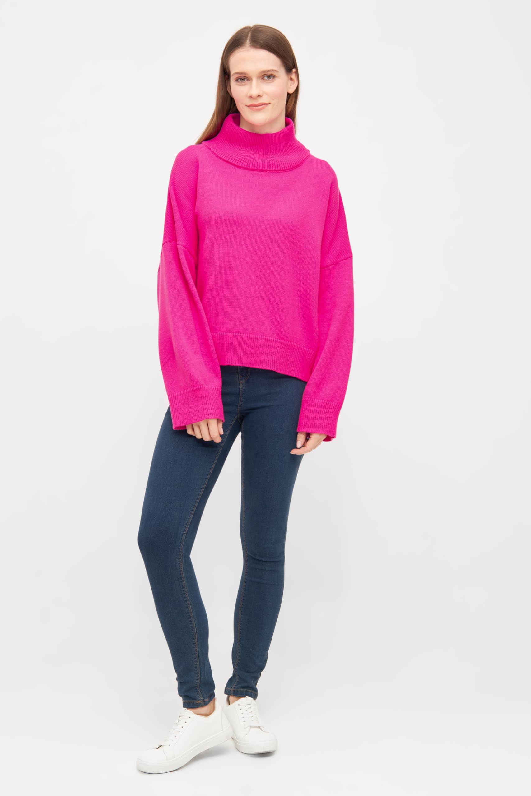 derbe Damen Strick-Pullover Basic