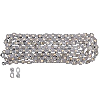 Corrente Fina Bike 9 Velocidades C9 Index Tec Cinza
