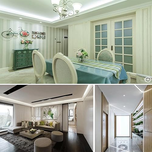 Miniatura 5 de HAASHADA Tira de luces LED, DC12V 5m16.4ft regulable 2835 tira de luces LED, súper brillante 240 LEDsm 24000LM de alta densidad, flexible, tira de