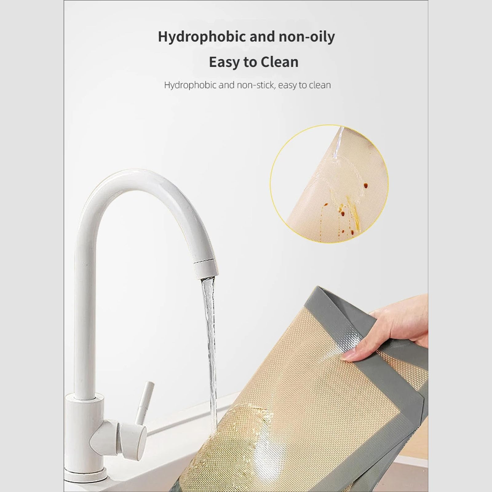 Hitzebeständiges Silikon Backblech Hochtemperaturbeständige Matte, perfekt zum Backen und zur Herstellung von Süßigkeiten Antihaftbeschichtetes Backblech