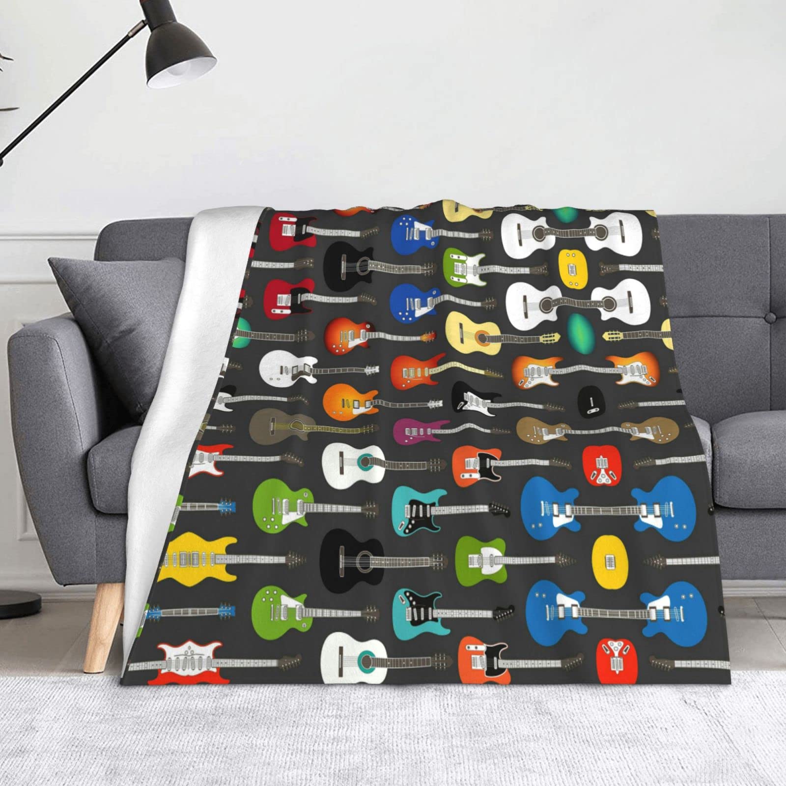 Couverture en flanelle microfibre super douce pour lit et canapé