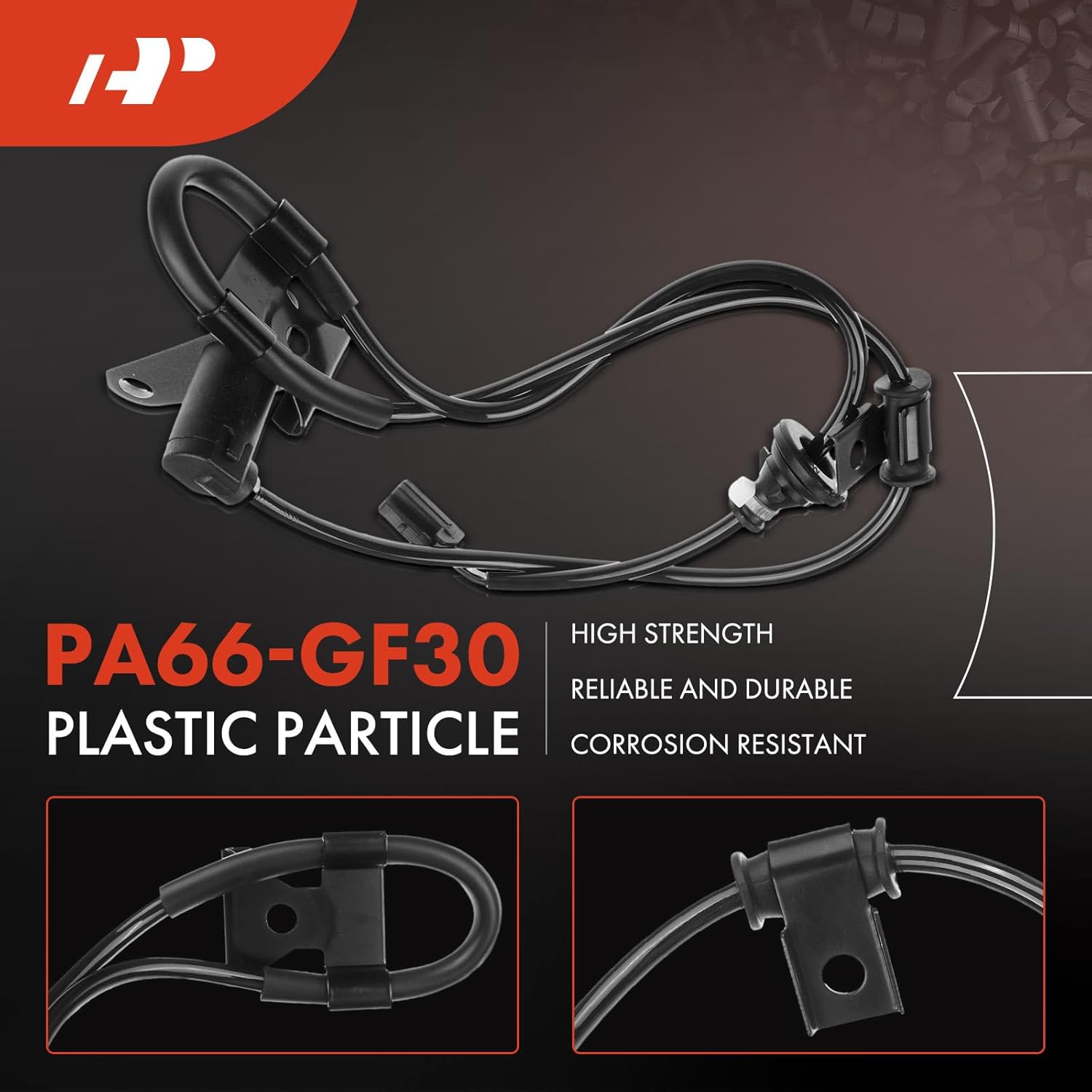 A-Premium ABS Wheel Speed Sensor Compatible with Toyota, Lexus Models - Highlander 2001-2003, RX300 1999-2003, AWD - Rear Driver and Passenger Side, Replace# 89546-48020, 8954648020 2-PC Set