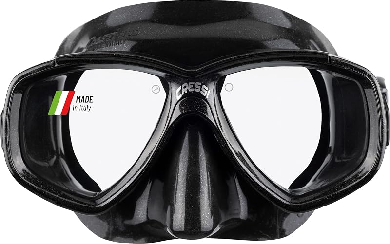 Cressi Adult Small Inner Volume Silicone Mask for Scuba, Snorkeling - Perla: Made in Italy by Cressi