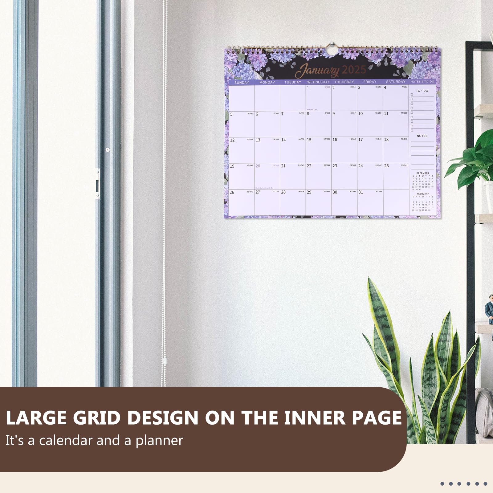 Calendario Da Parete 2025 - Calendario Da Parete Grande - Foto 5