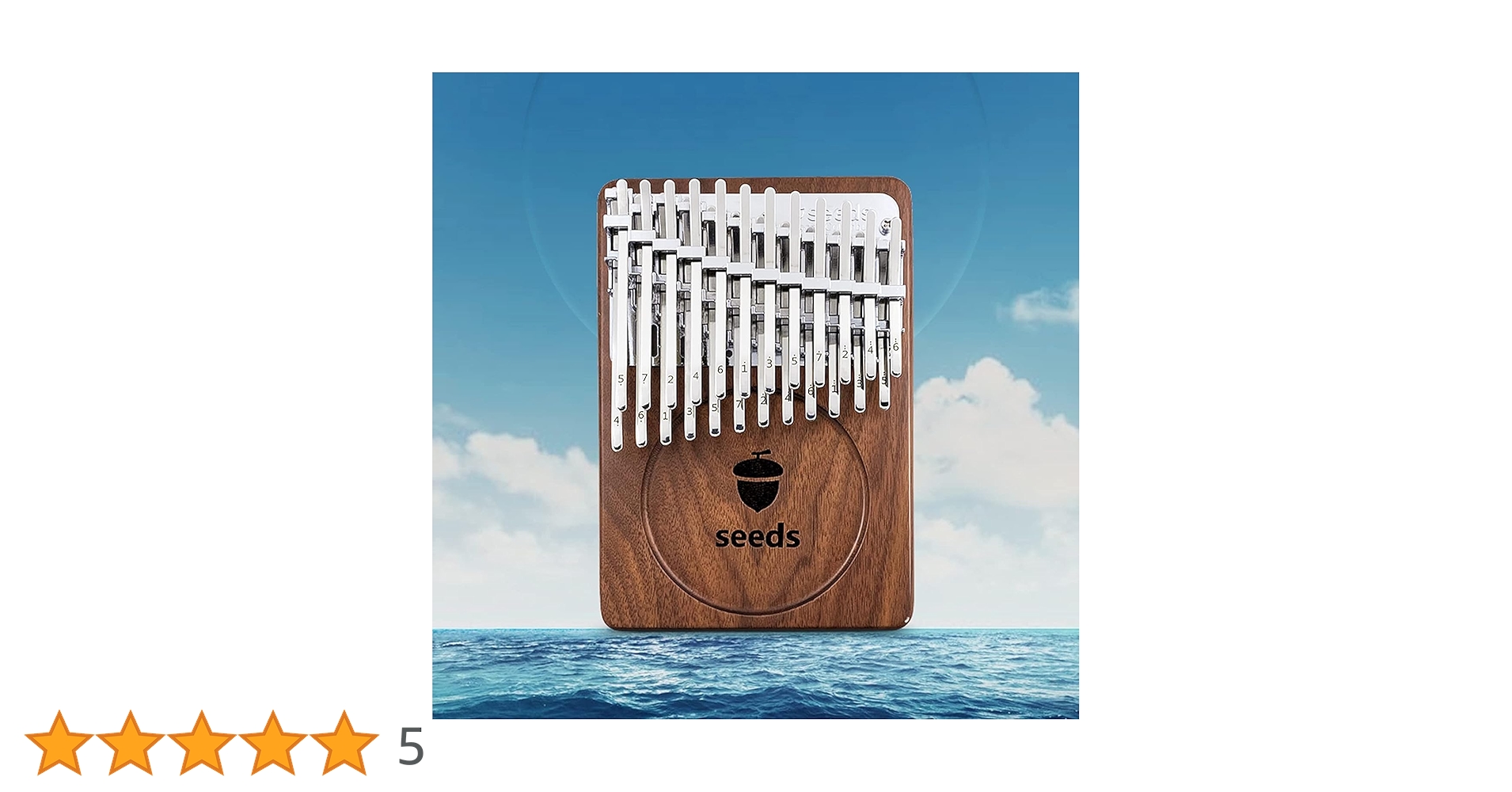 seedsカリンバ24キー親指ピアノ初心者セット2段式BlackWalnut Amazon | seeds カリンバ 24キー 親指ピアノ 初心者セット (2段