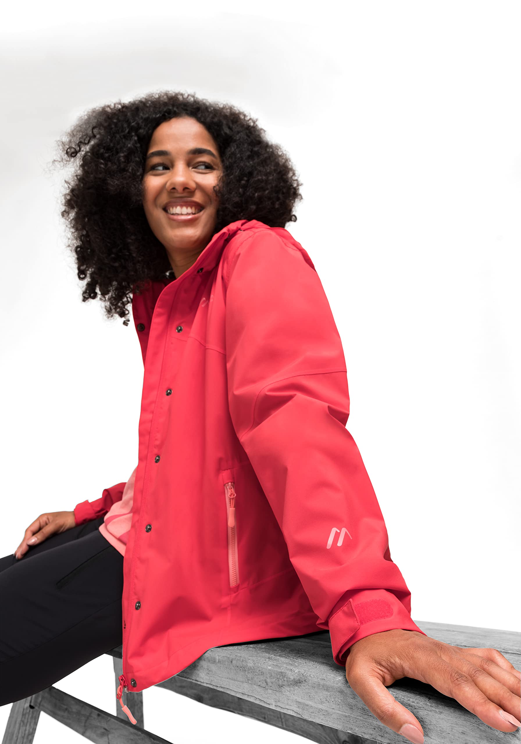 Maier Sports Metor Rec W, Damen Outdoorjacke, Wasserdichte Wanderjacke mit sportlichem Schnitt, PFC-frei, Silverplus Netzfutter & mTEX Wetterschutz