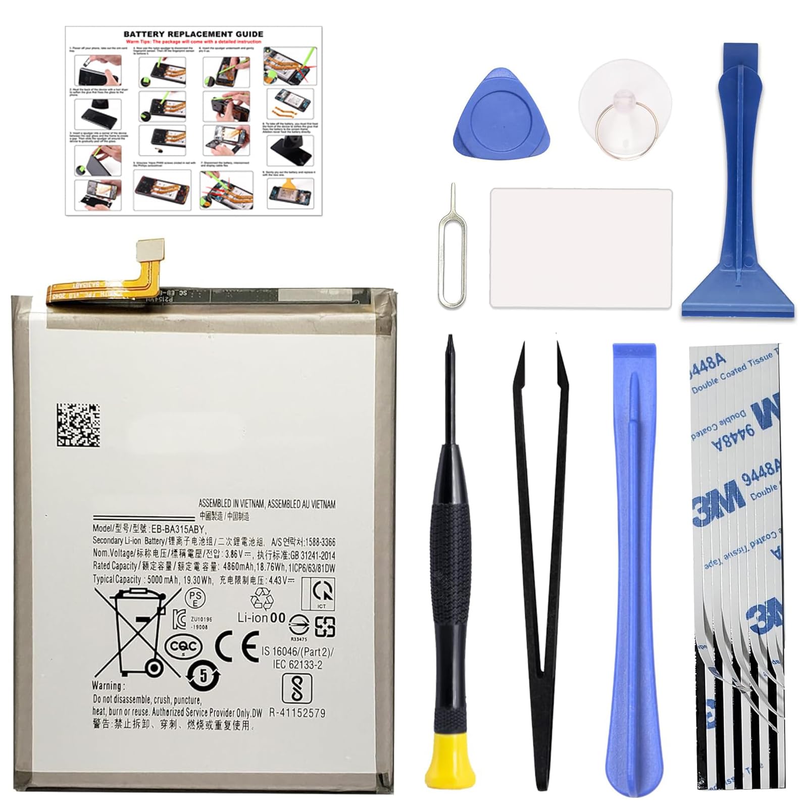 Amazon.com: GREEN FUSION for Galaxy A32 4G / A31 / A22 4G Battery