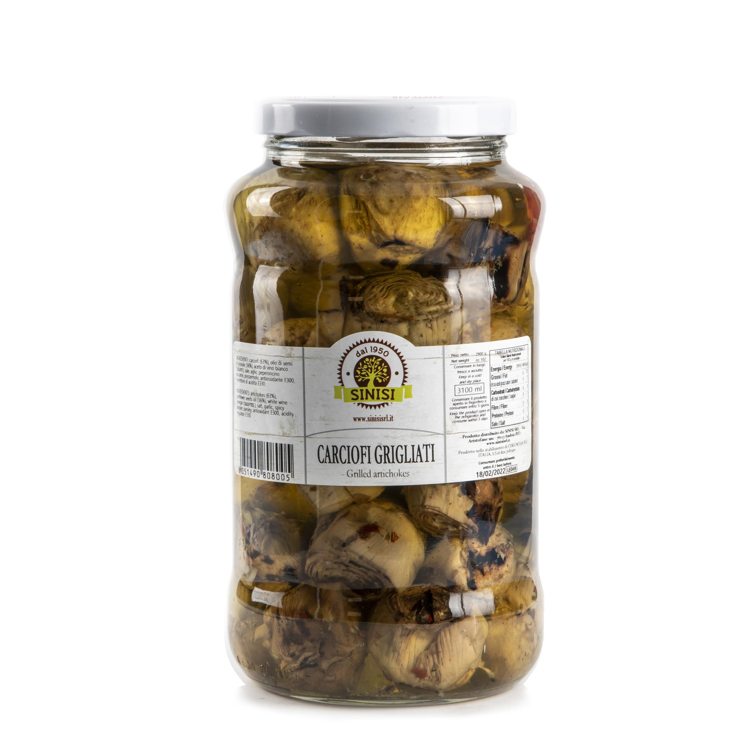 Carciofi grigliati 3100ml