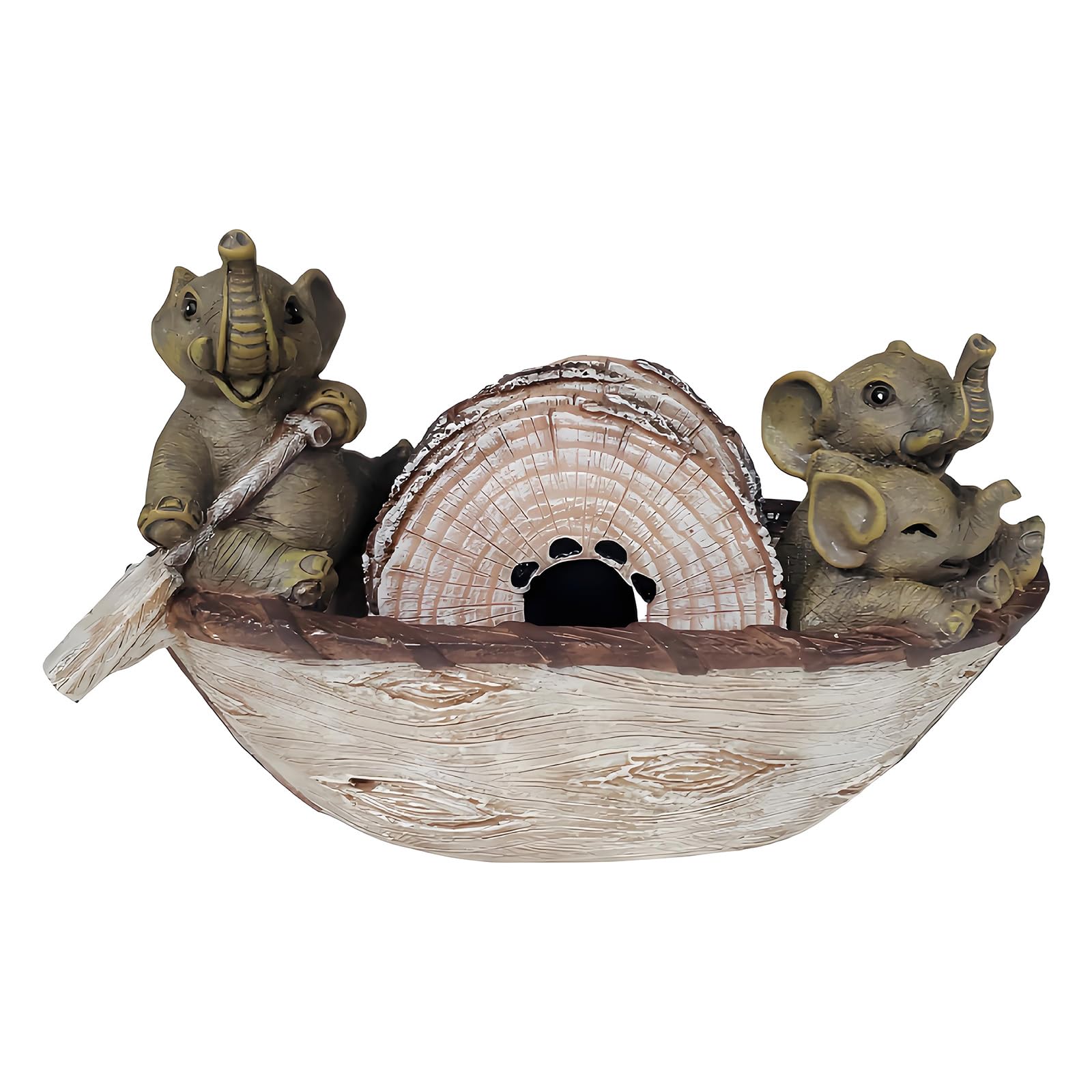Elephant Coasters Handcrafted Resin Drink Pad with Textured Surfaces for Rustics Styles Slip Proof Beverage Coasters