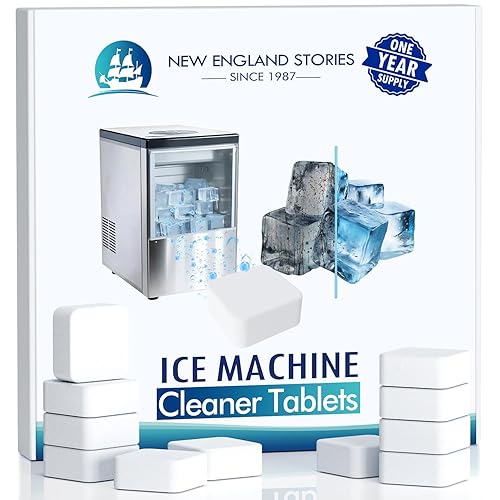 Ice Machine Cleaner and Descaler Tablets, 24 Count Nickel Safe