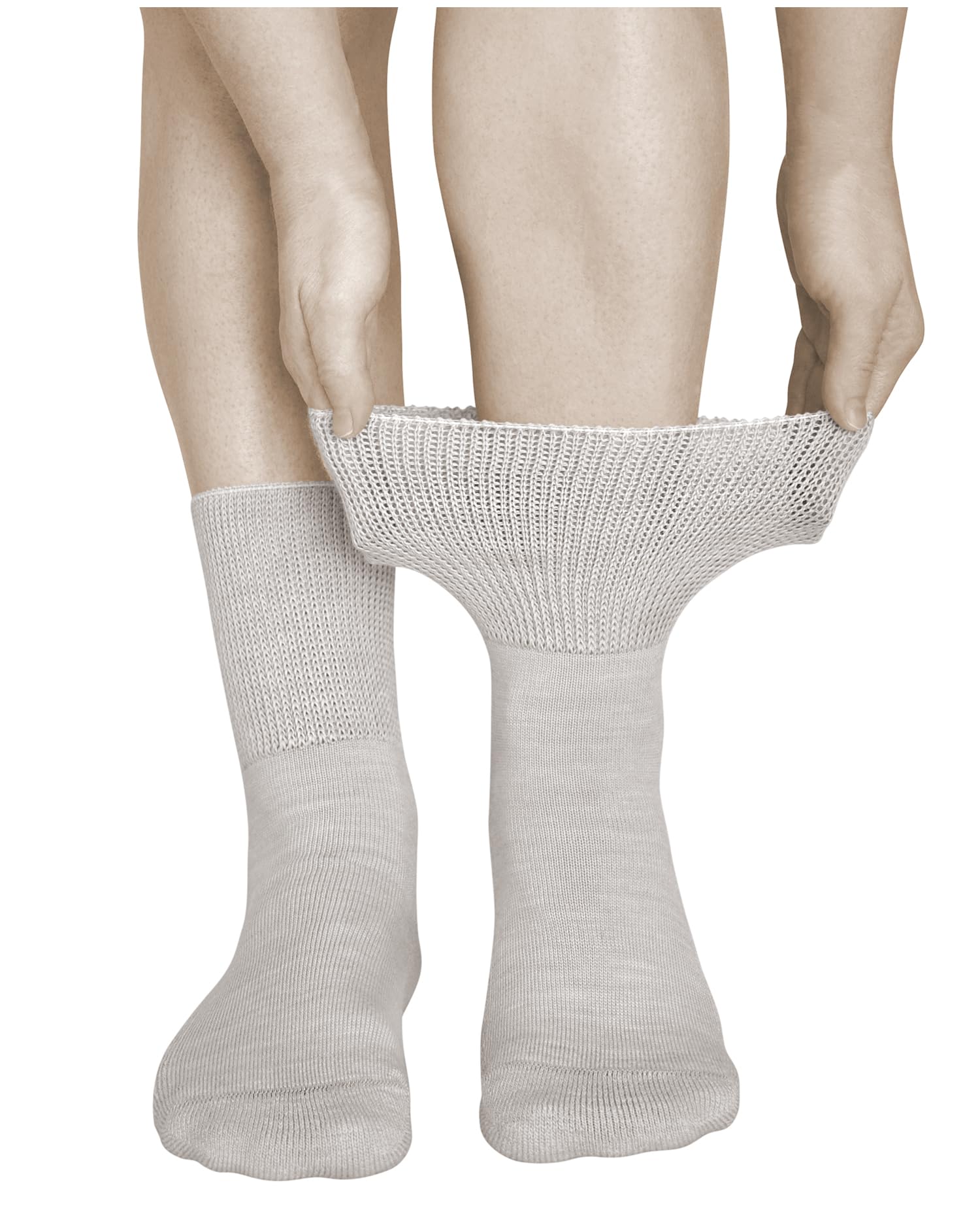 VITSOCKS Skarpetki Bezuciskowe WEŁNIANE MERINO z Extra Szerokim Ściągaczem Damskie (2 PARY) Zdrowotne 39 42 43 46