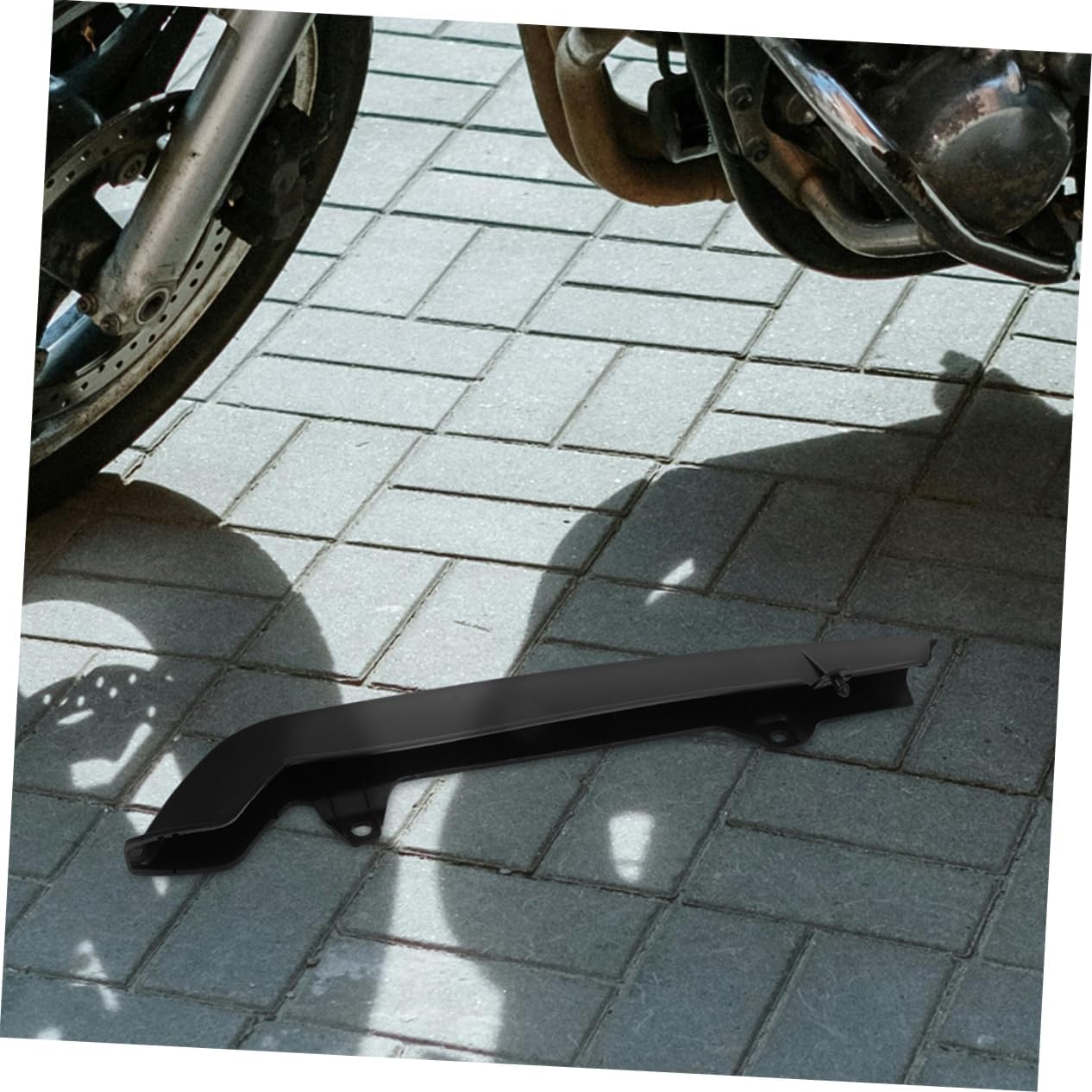 Motorcycle Chain Case Protector 2Pcs Chain Guards for Bikes Durable Material Easy Installation