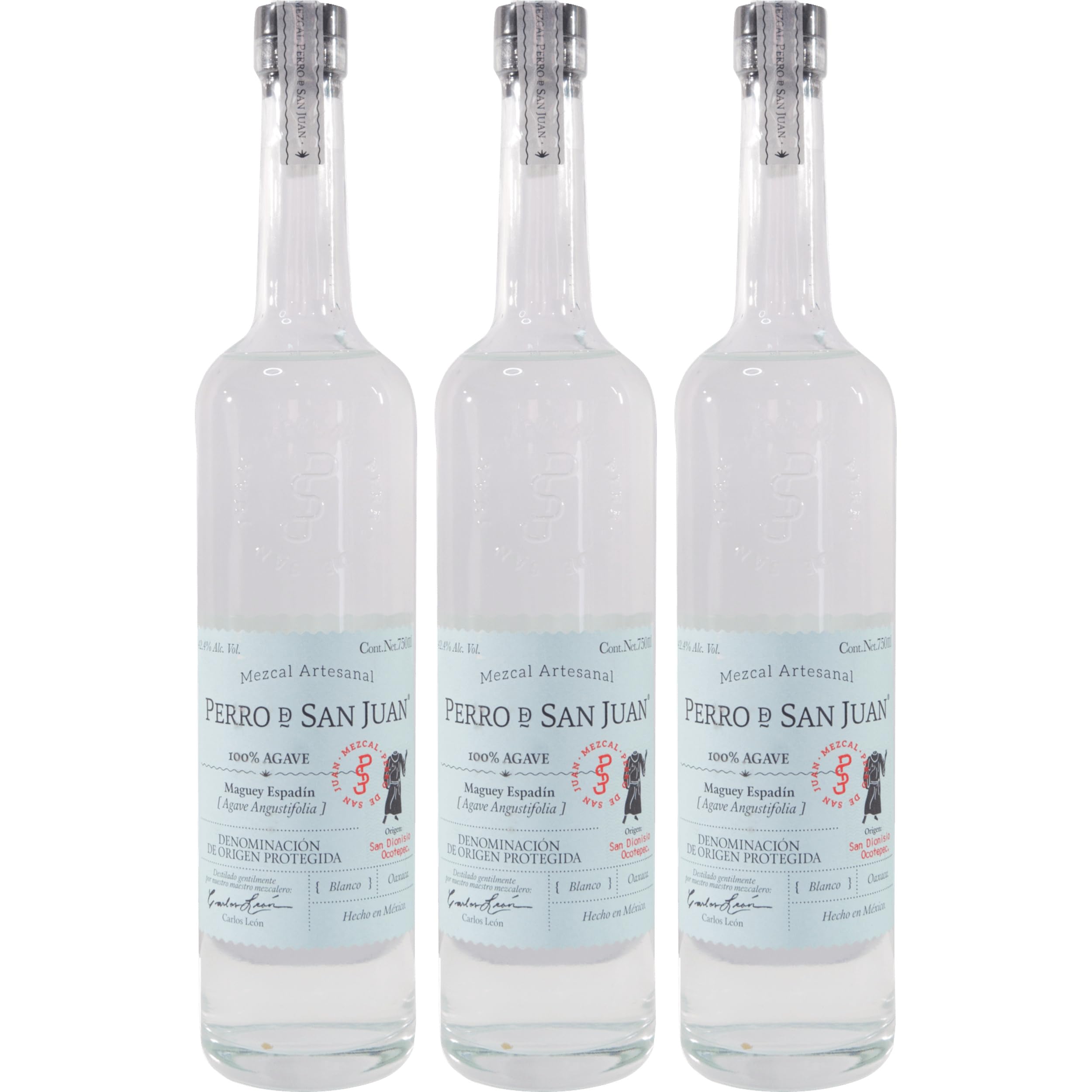 Perro de San Juan Mezcal Espadin Mexiko inkl. FeinWert E-Book (3 x 0.7 l)
