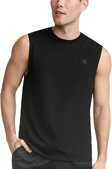 Champion Men's Muscle Tank, Classic Graphic Muscle Tee, Sleeveless T-shirt for Men (Reg. Or Big & Tall)