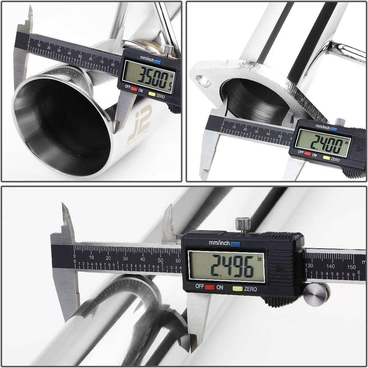 J2 Engineering J2-CBE-OS-062 Cat Back Exhaust System [Compatible with 06-10 Volkswagen Beetle]